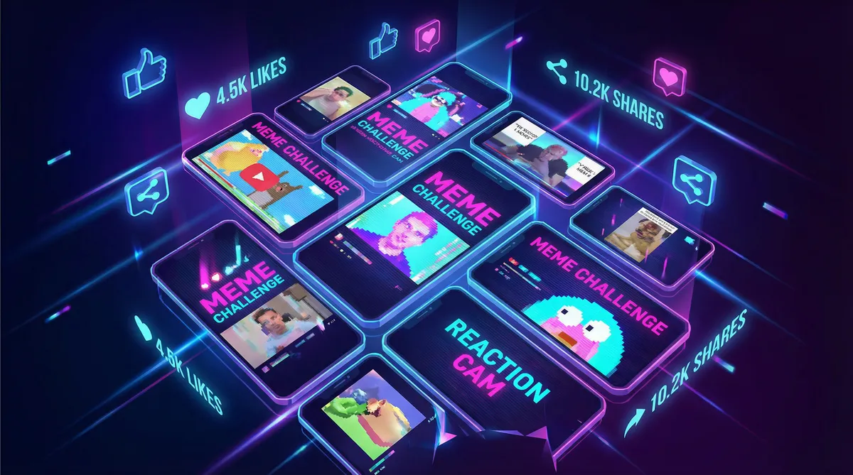 看片 热梗挑战活动 - 用户二次创作展示